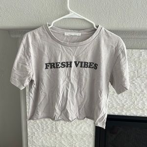 Double Zero Crop Top